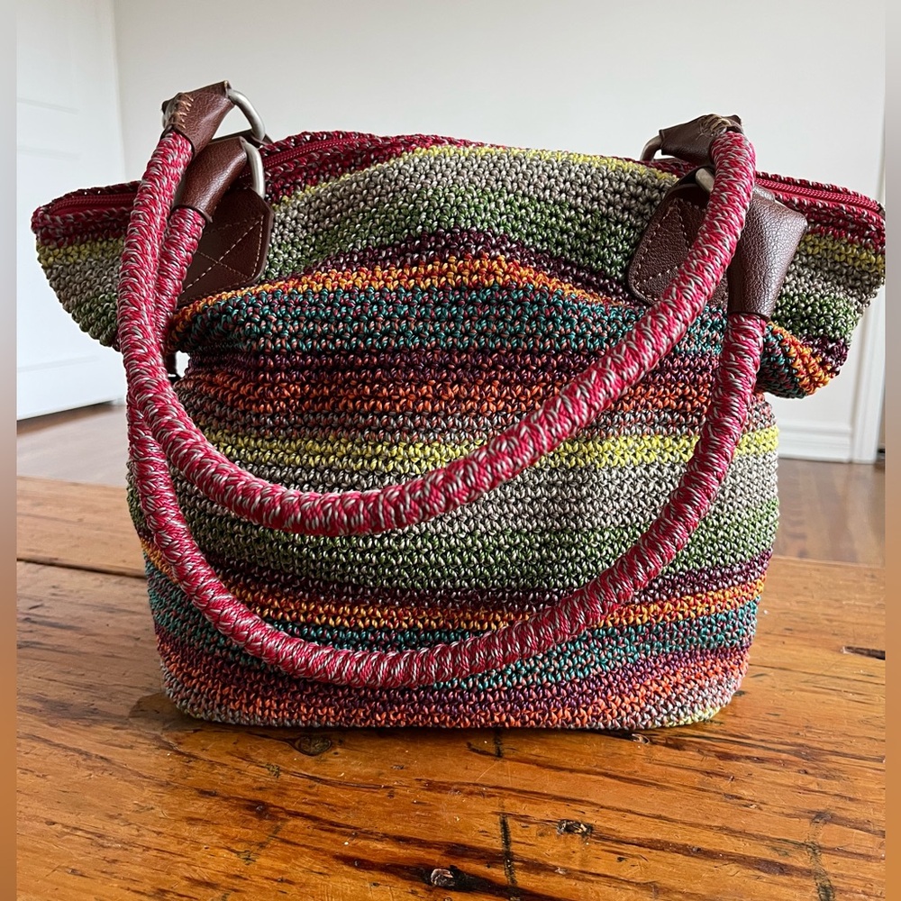 Multicolor Knit Women's Bag by The Sak Crochet Hobo Bag